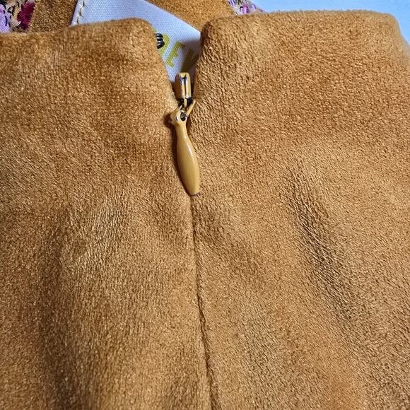 Maeve by Anthropologie Faux Suede High Low Skirt - Picture 6 of 12